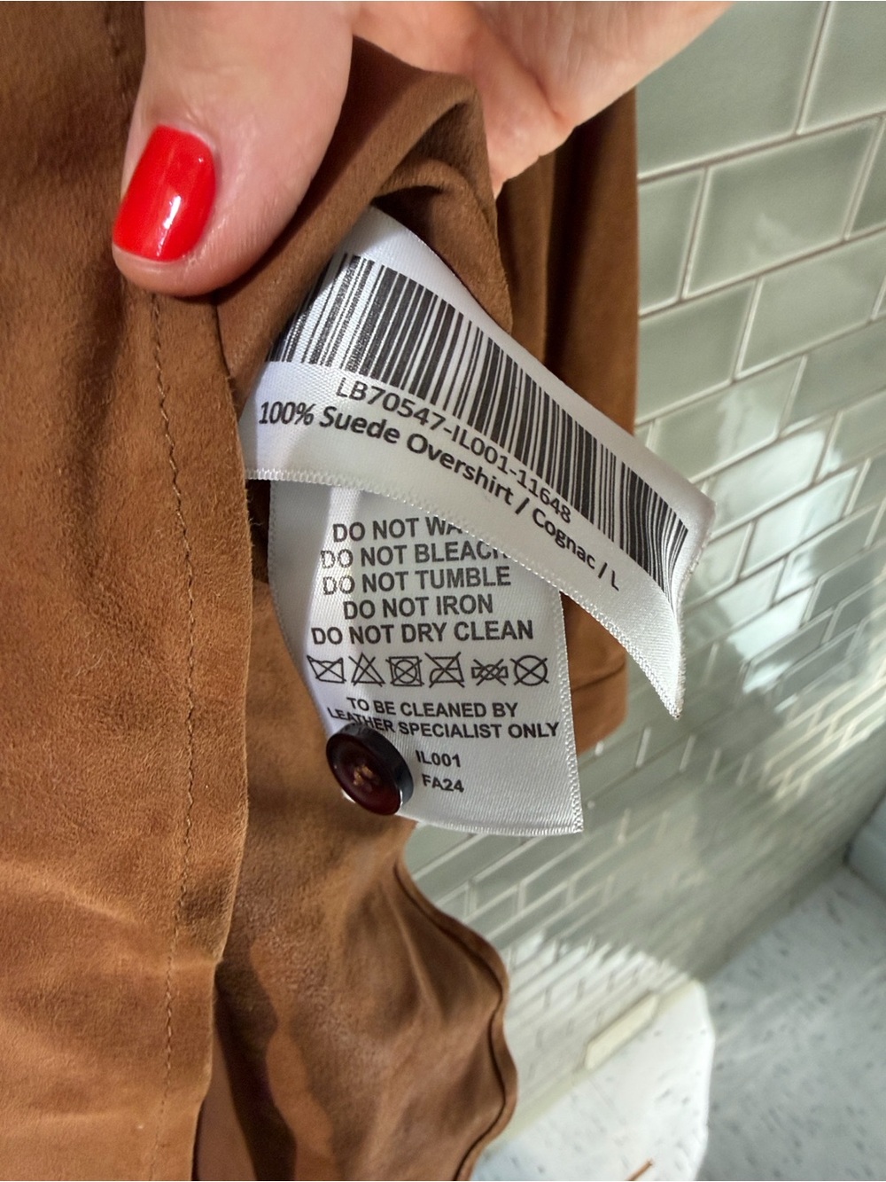 Quince 100% Suede Overshirt - Picture 5 of 7